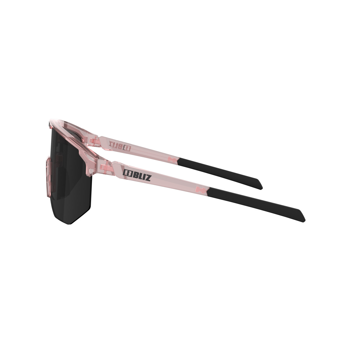 BLIZ Hero Small saulesbrilles | Transparent Rose - Smoke