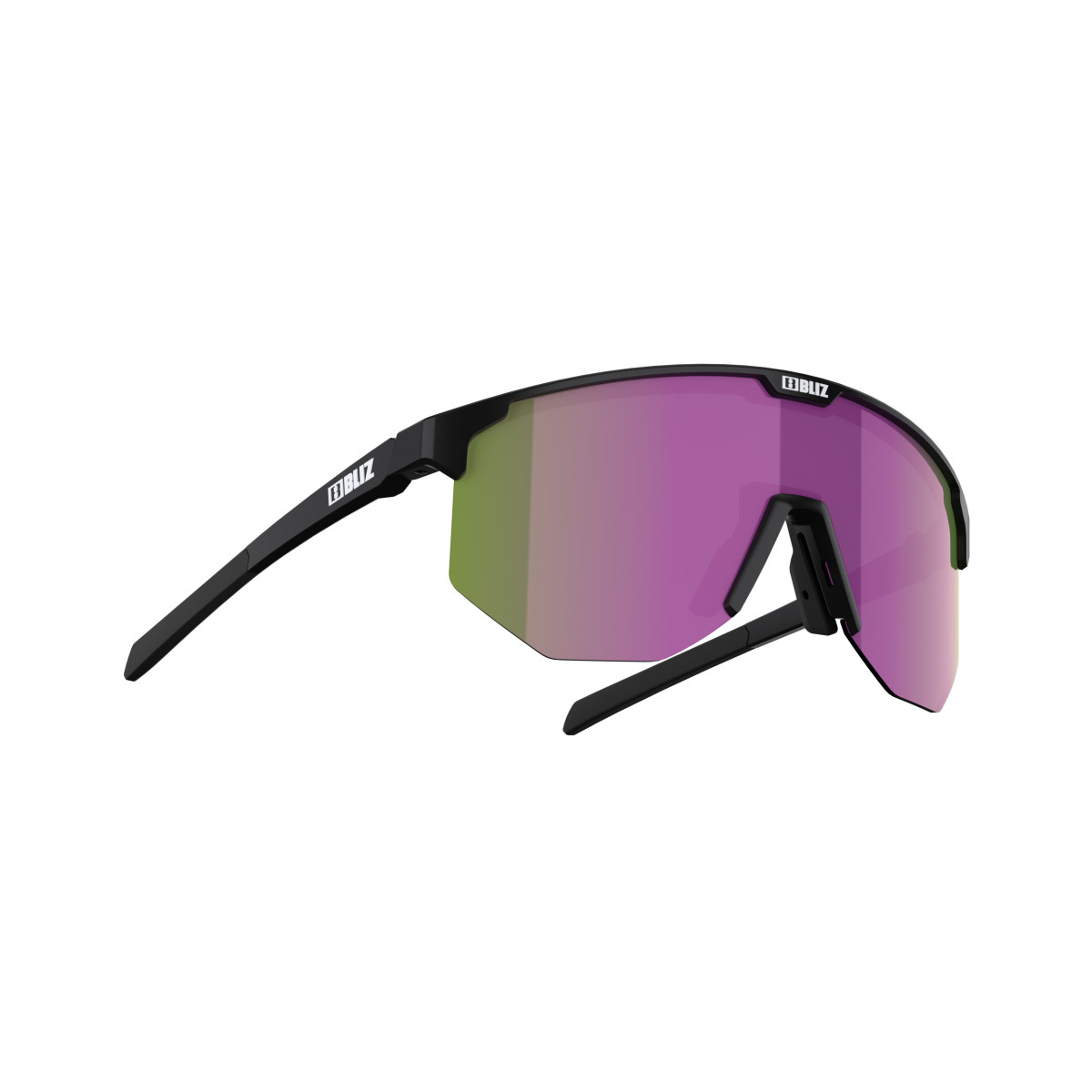 BLIZ Hero Small saulesbrilles | Black - Brown Purple