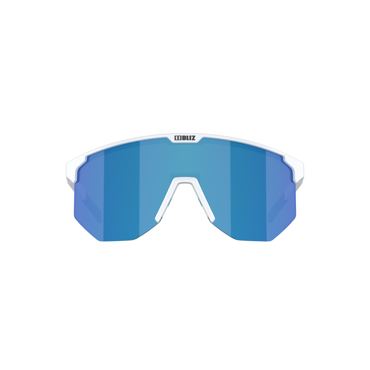 BLIZ Hero Small saulesbrilles | White - Brown Blue