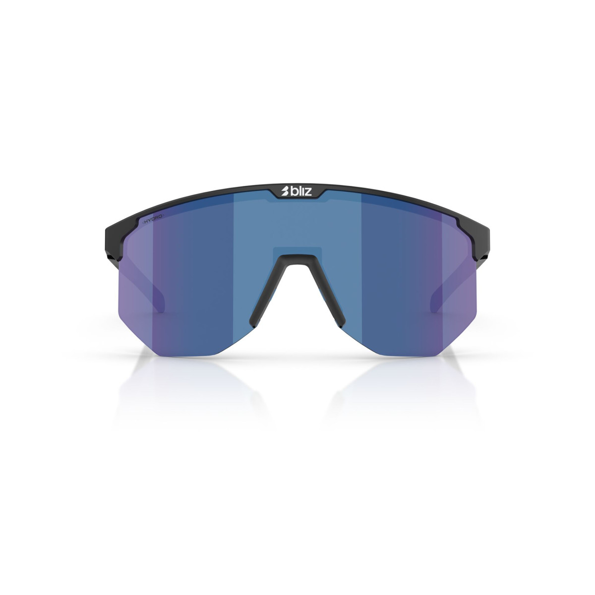 BLIZ Hero Small Sunglasses | Matte Black - Smoke Blue Multicolour