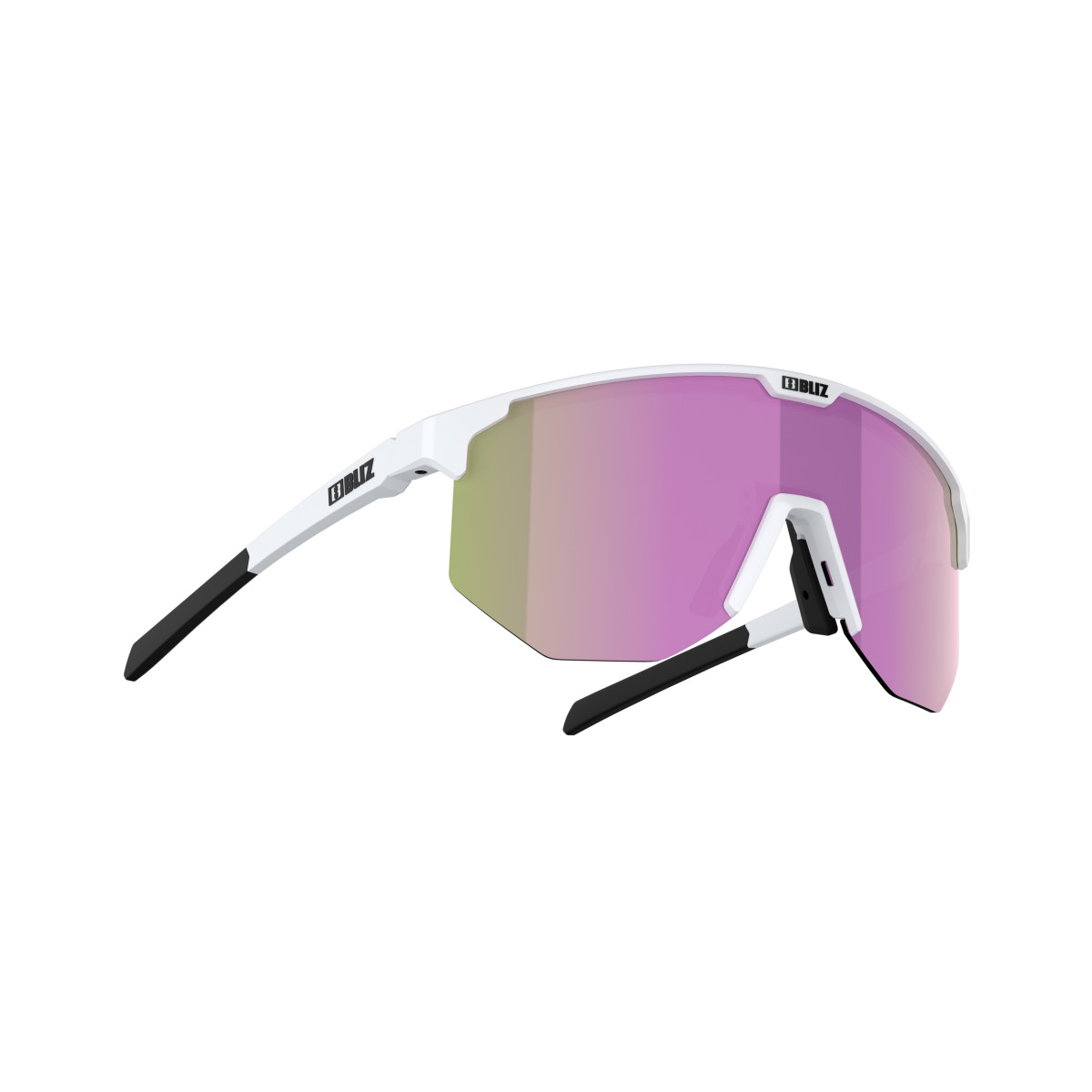 BLIZ Hero päikeseprillid | White - Brown Pink