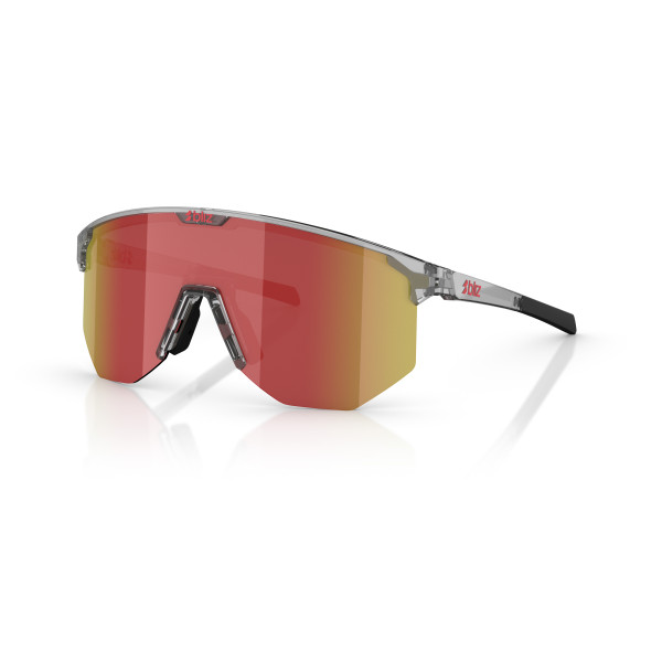 BLIZ Hero päikeseprillid | Transparent Dark Grey - Red BLIZ Hero päikeseprillid | Transparent Dark Grey - Red