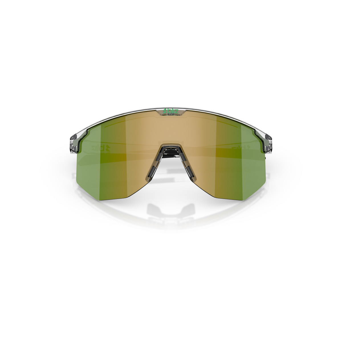 BLIZ Hero Small saulesbrilles | Transparent White - Green