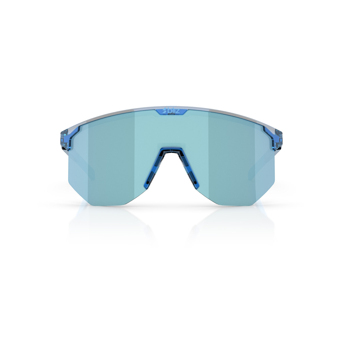 BLIZ Hero saulesbrilles | Transparent Blue - Ice Blue