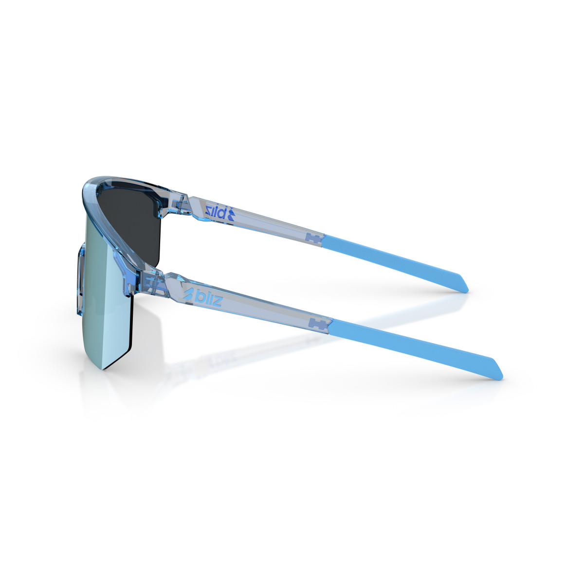 BLIZ Hero saulesbrilles | Transparent Blue - Ice Blue