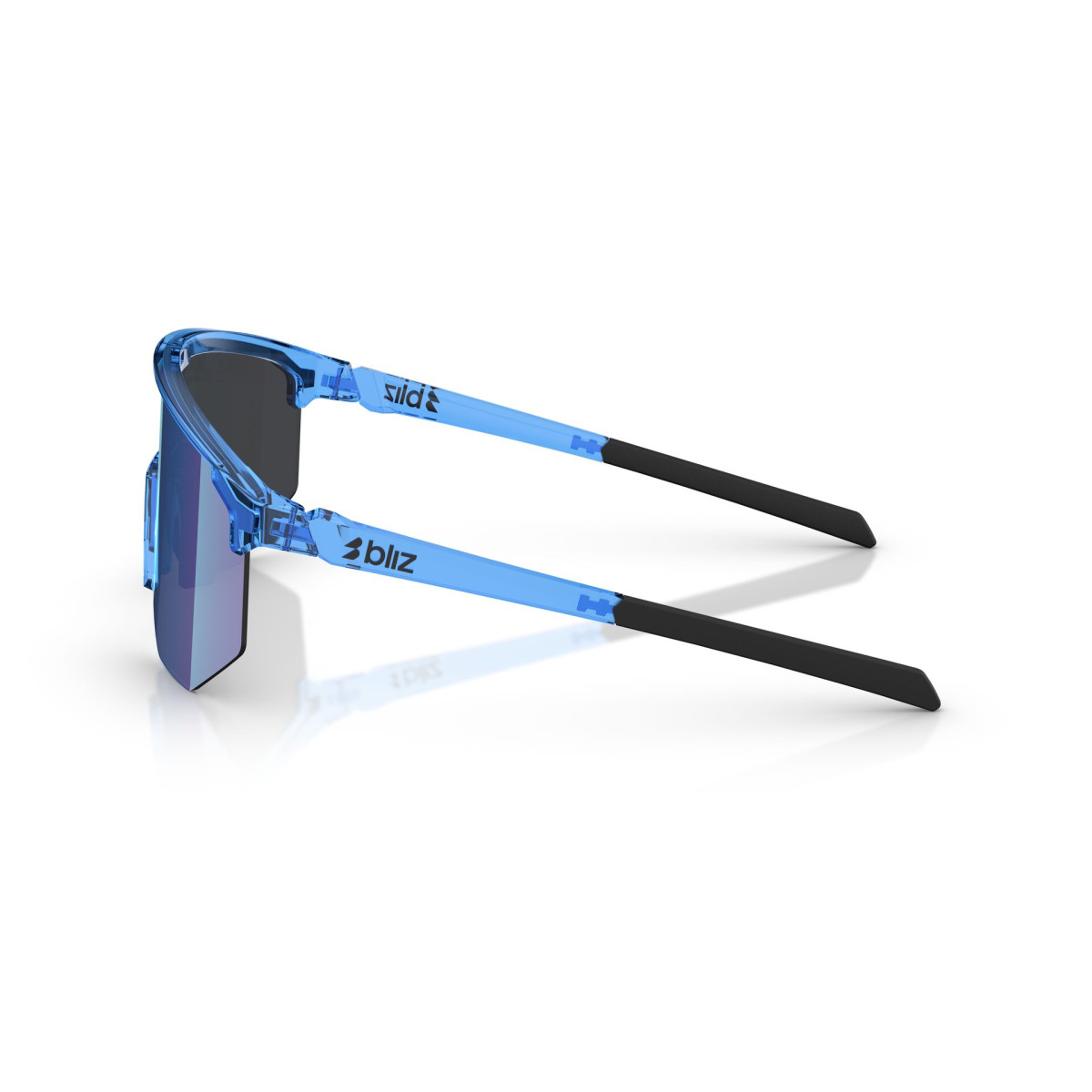 BLIZ Hero saulesbrilles | Transparent Blue - Smoke Blue Multicolour