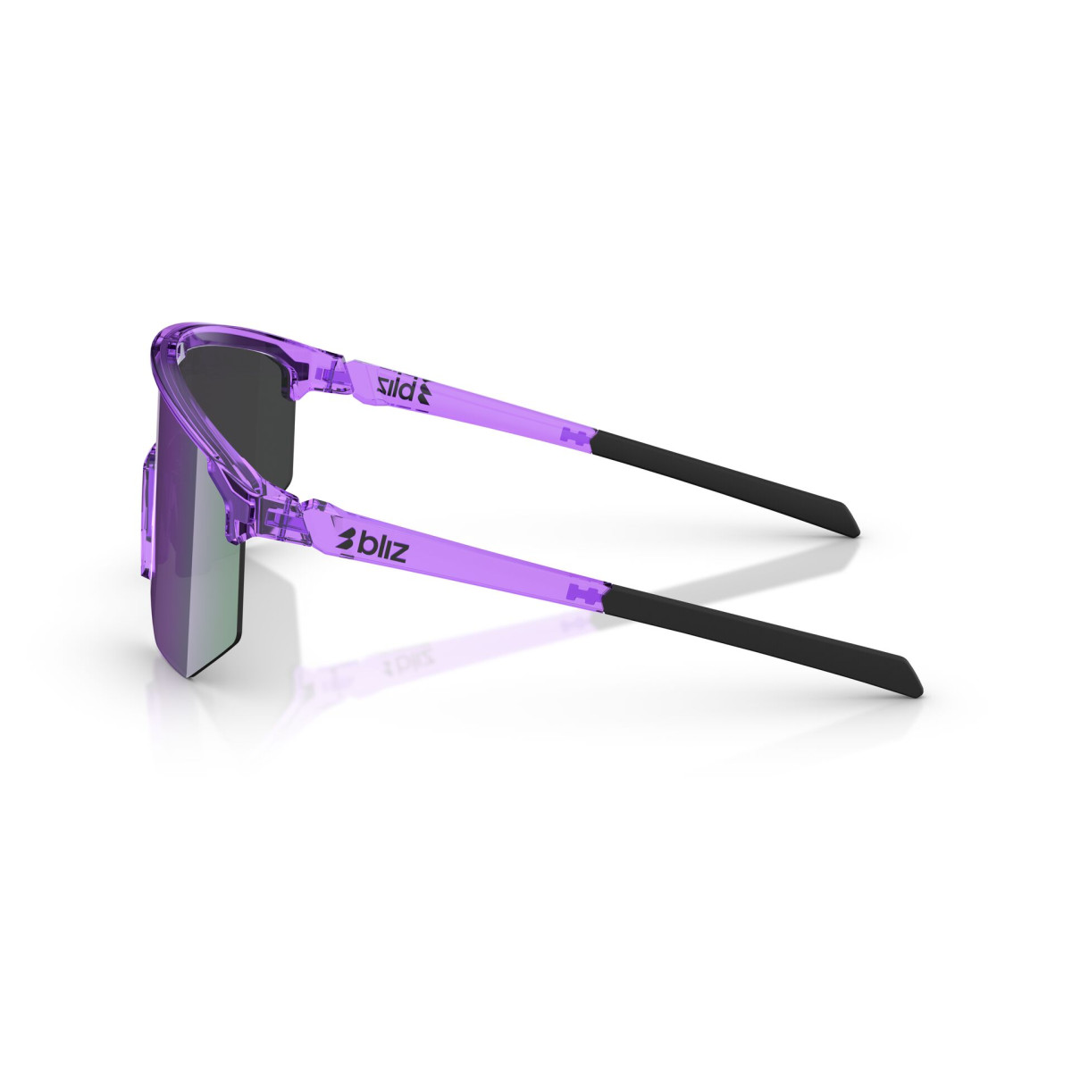 BLIZ Hero päikeseprillid | Transparent Purple - Smoke Purple