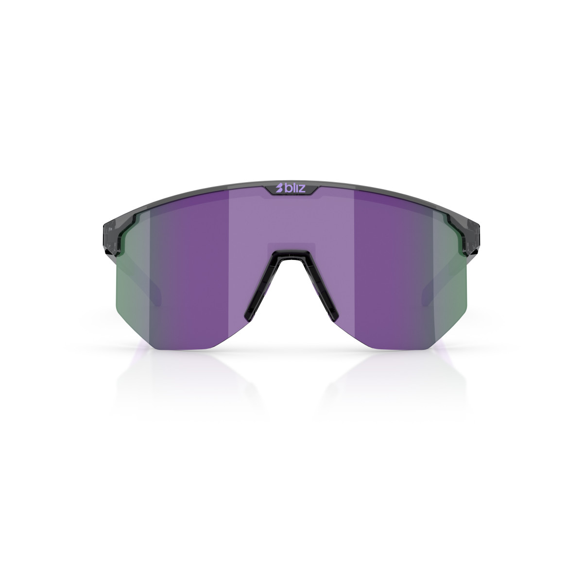 BLIZ Hero Small saulesbrilles | Crystal Black - Purple