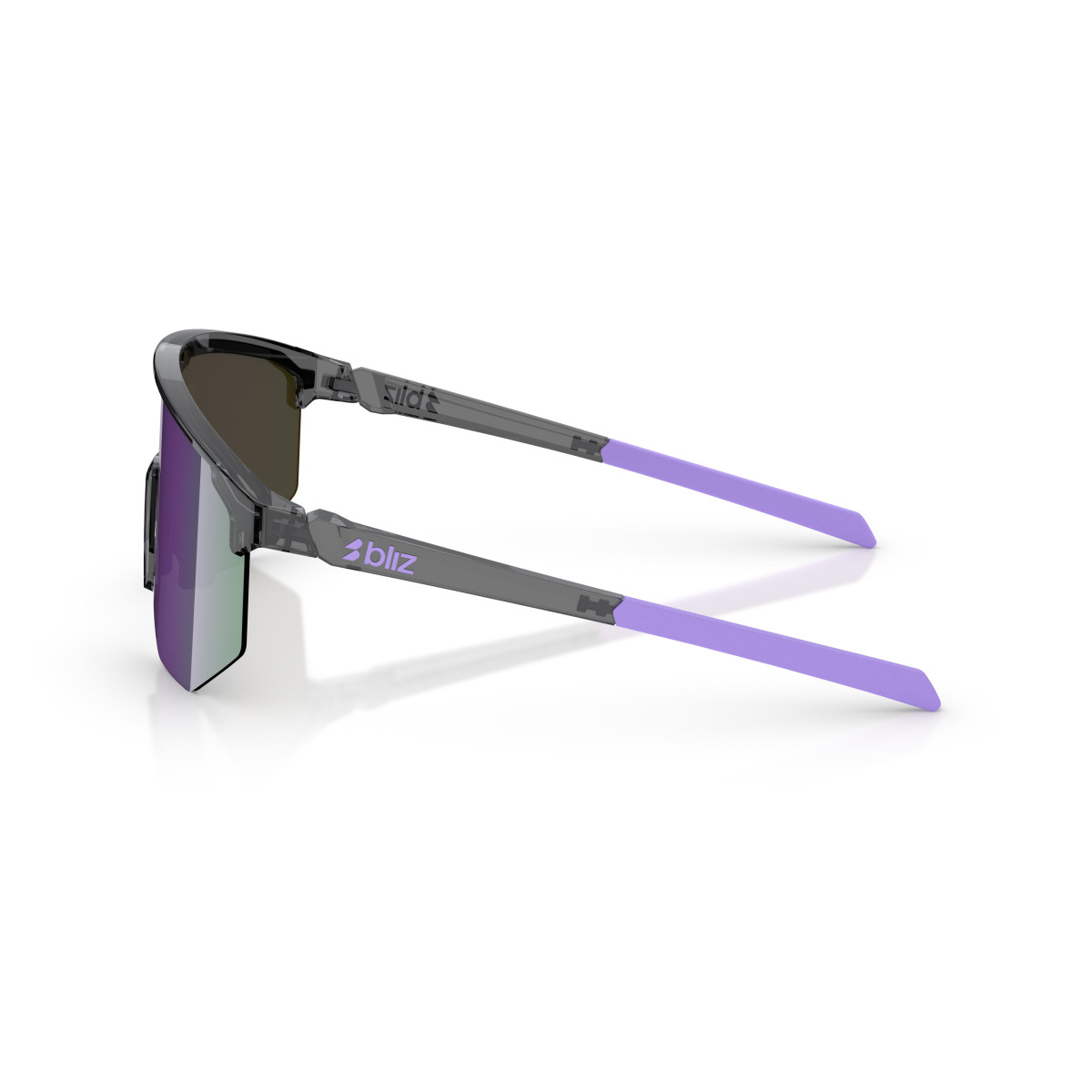 BLIZ Hero Small saulesbrilles | Crystal Black - Purple