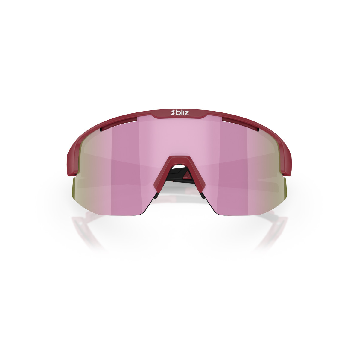 BLIZ Matrix Small saulesbrilles | Burgundy - Brown Rose