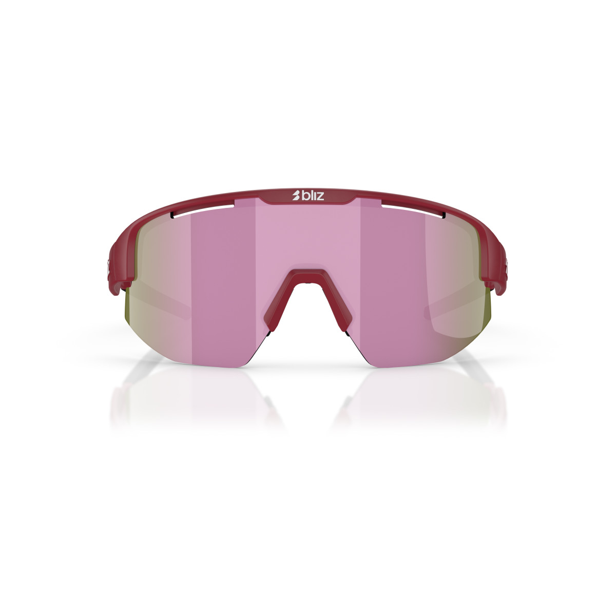 BLIZ Matrix Small saulesbrilles | Burgundy - Brown Rose