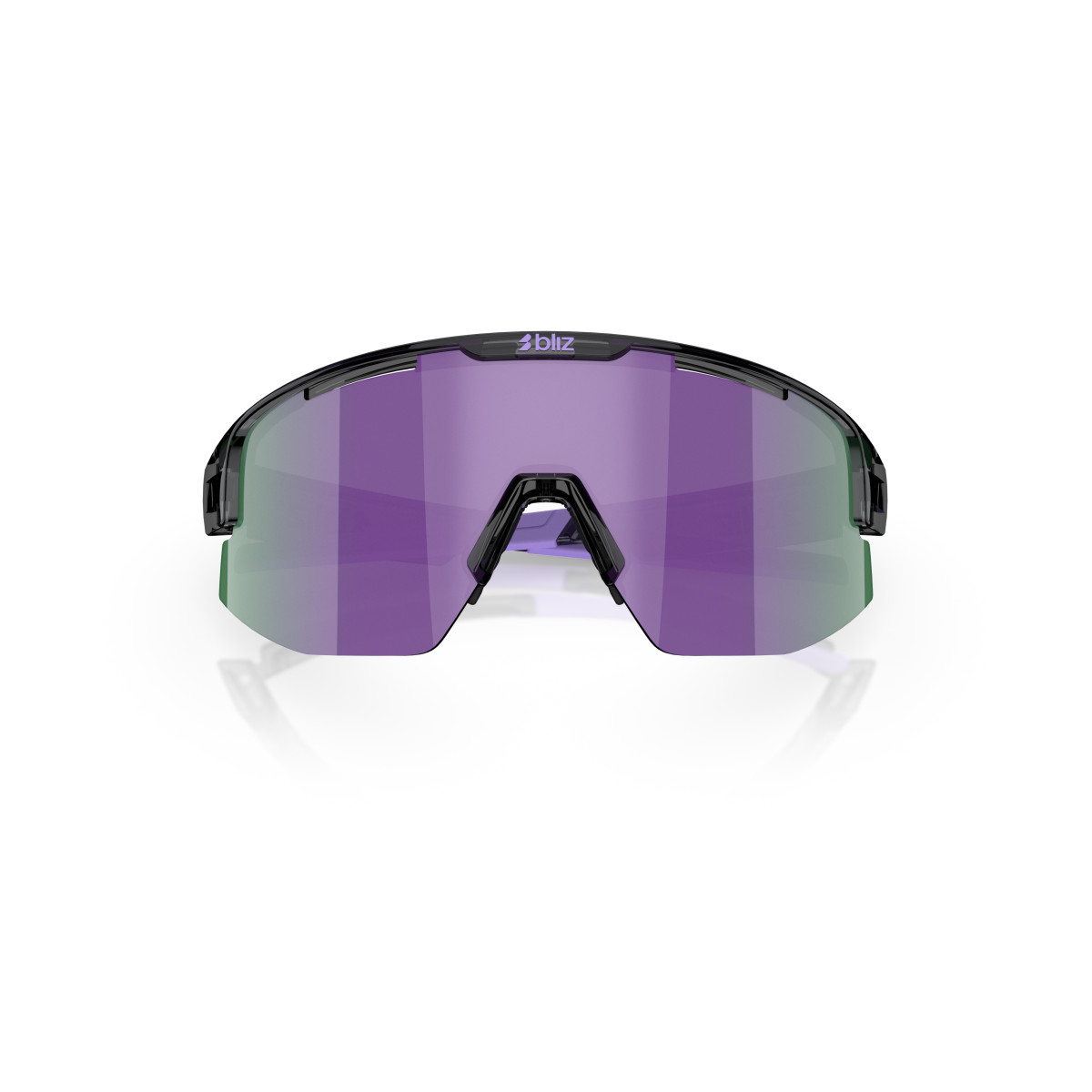 BLIZ Matrix Small saulesbrilles | Crystal Black - Purple