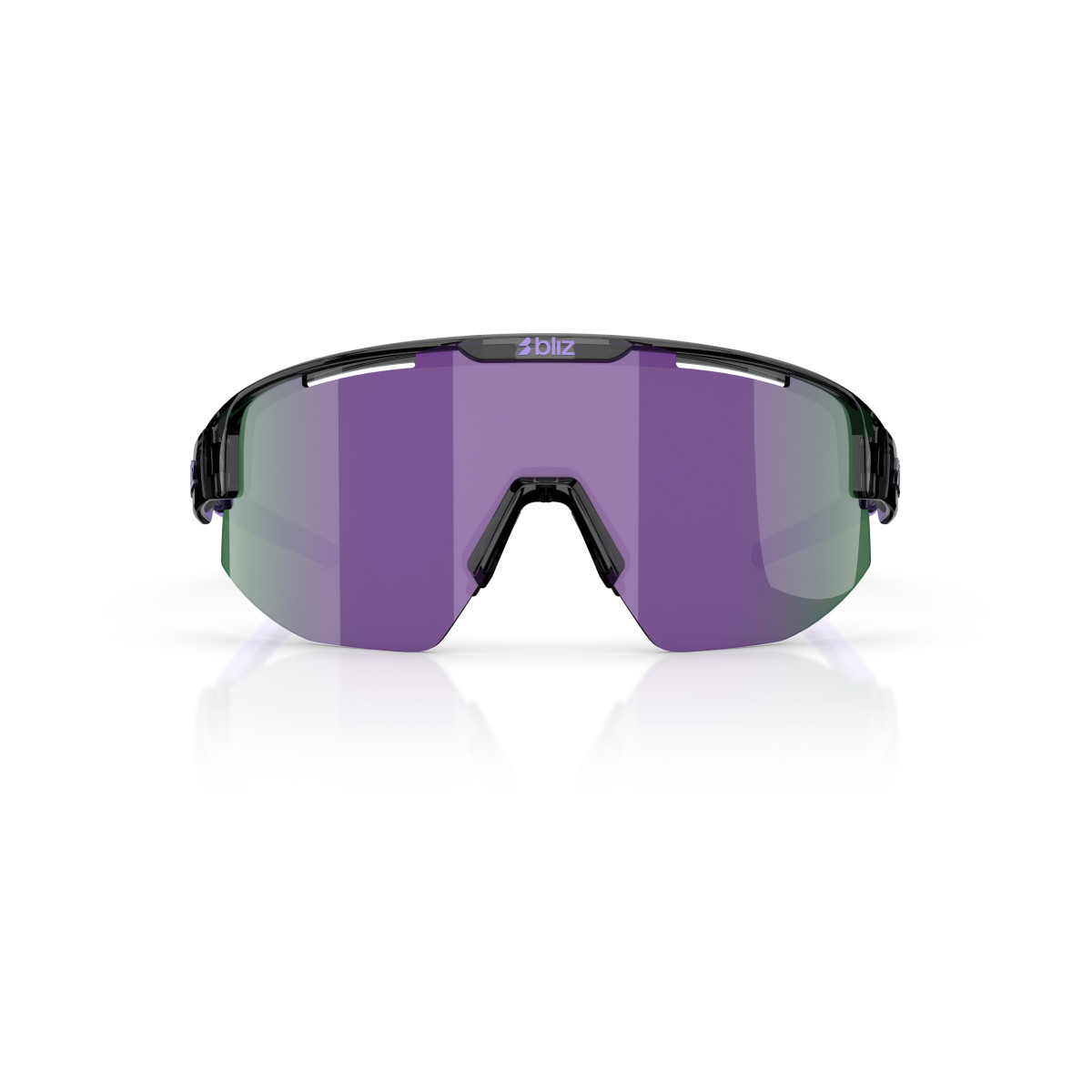 BLIZ Matrix Small saulesbrilles | Crystal Black - Purple