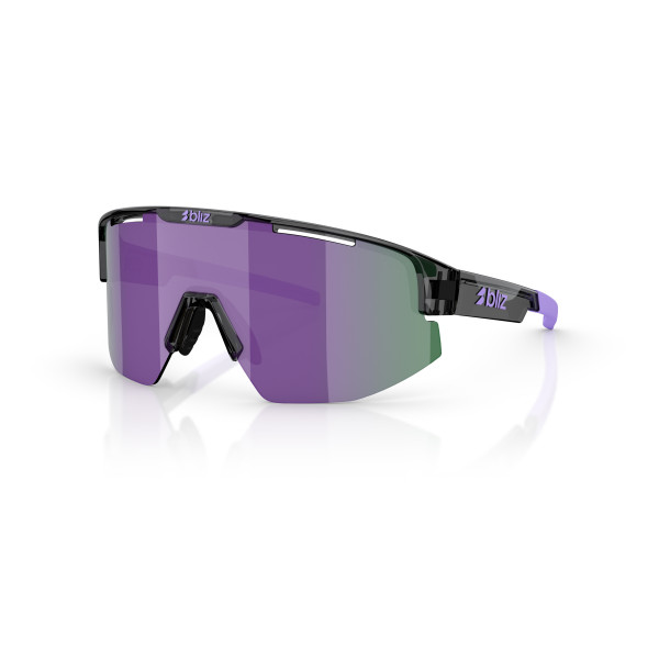 BLIZ Matrix Small saulesbrilles | Crystal Black - Purple