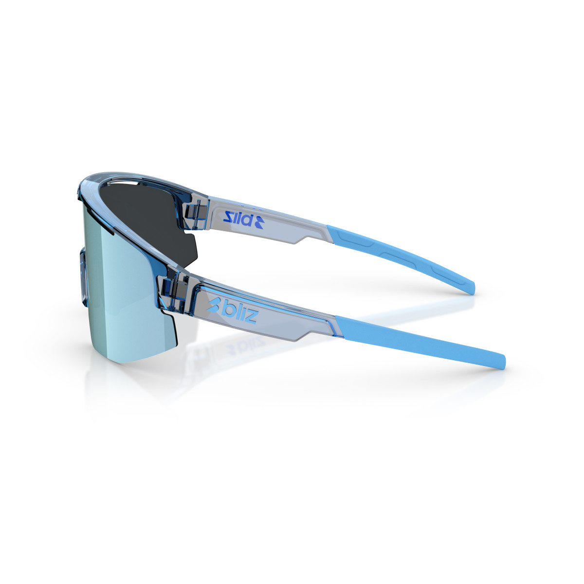 BLIZ Matrix Small saulesbrilles | Transparent Blue - Ice Blue