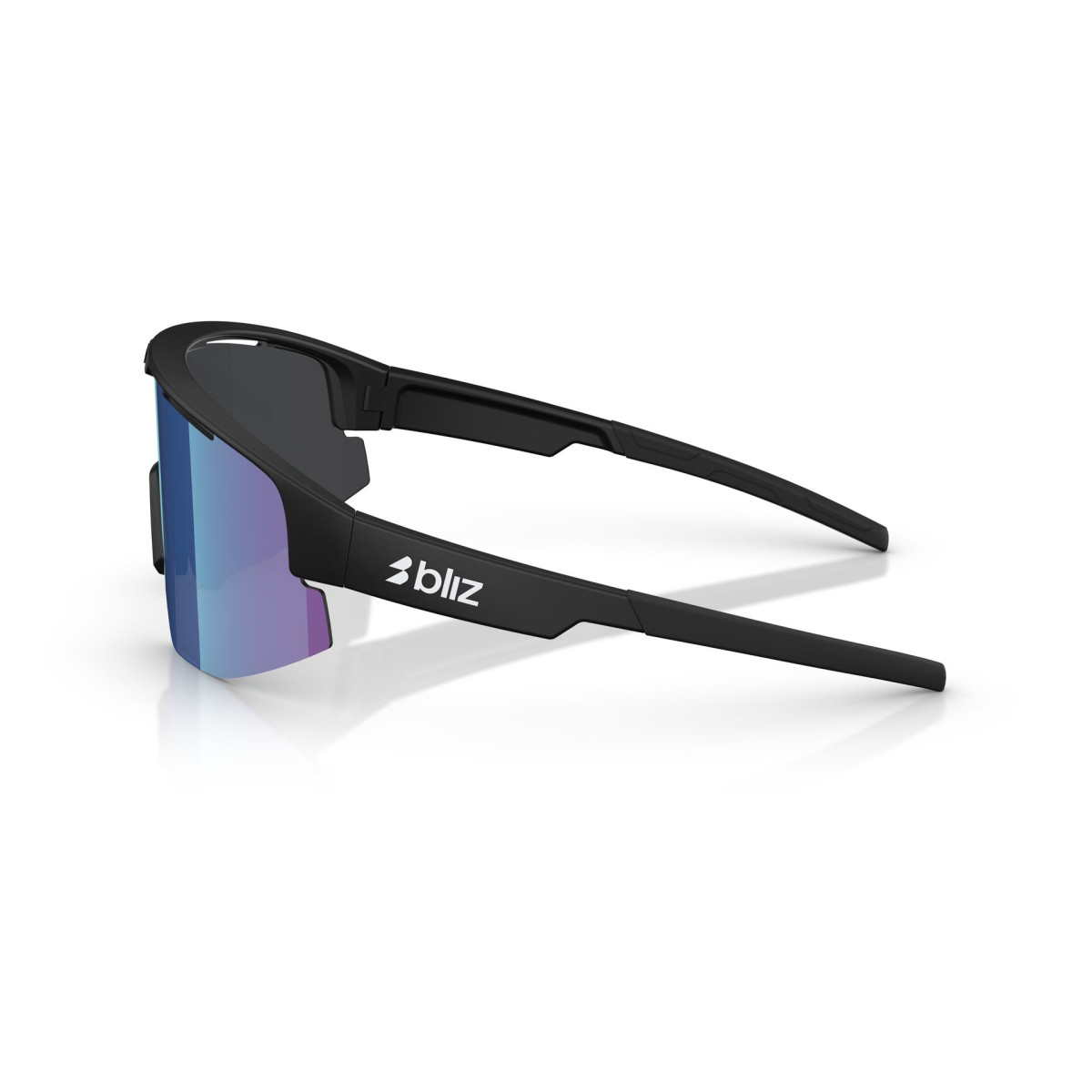 BLIZ Matrix Small saulesbrilles | Matte Black - Smoke Blue Multicolour
