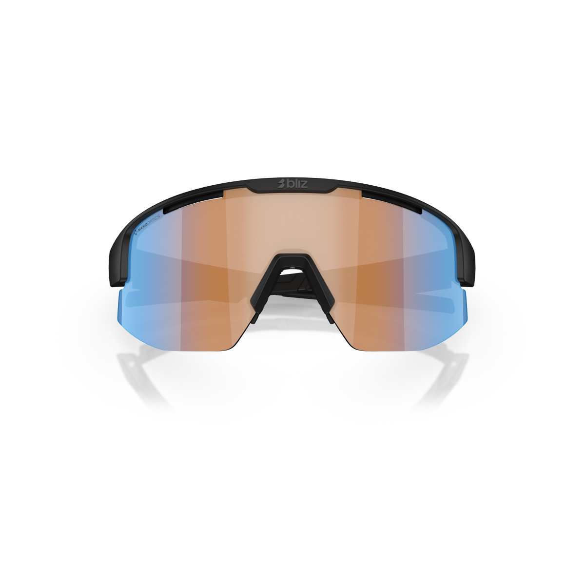 BLIZ Matrix saulesbrilles | Nano Optics - Nordic Light | Black - Coral Orange Blue