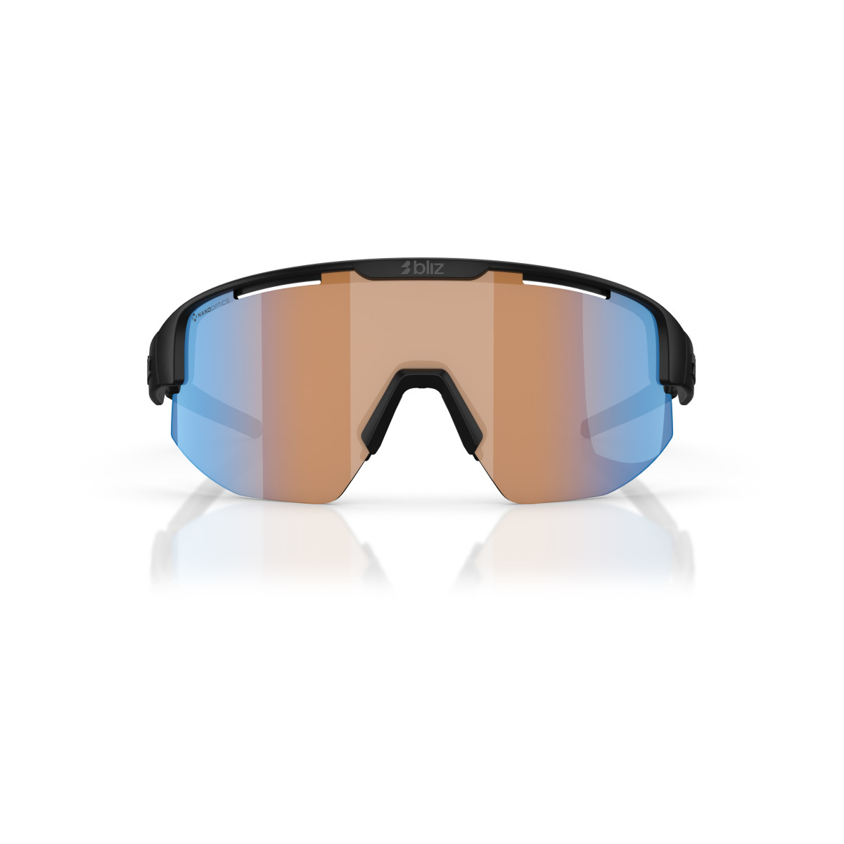 BLIZ Matrix saulesbrilles | Nano Optics - Nordic Light | Black - Coral Orange Blue