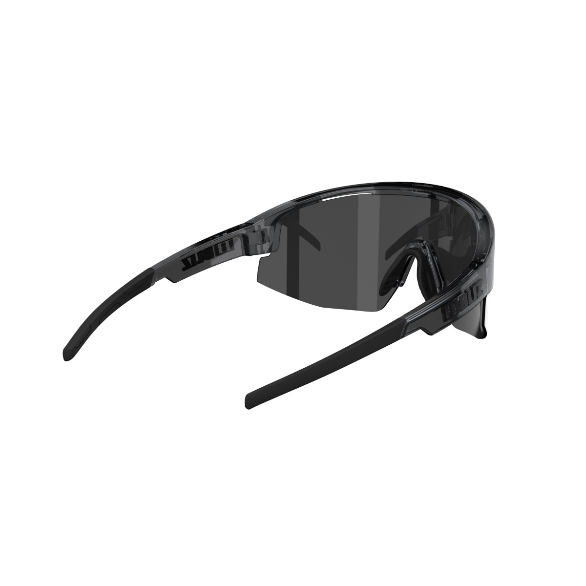 BLIZ Matrix Small saulesbrilles | Crystal Black - Smoke Silver