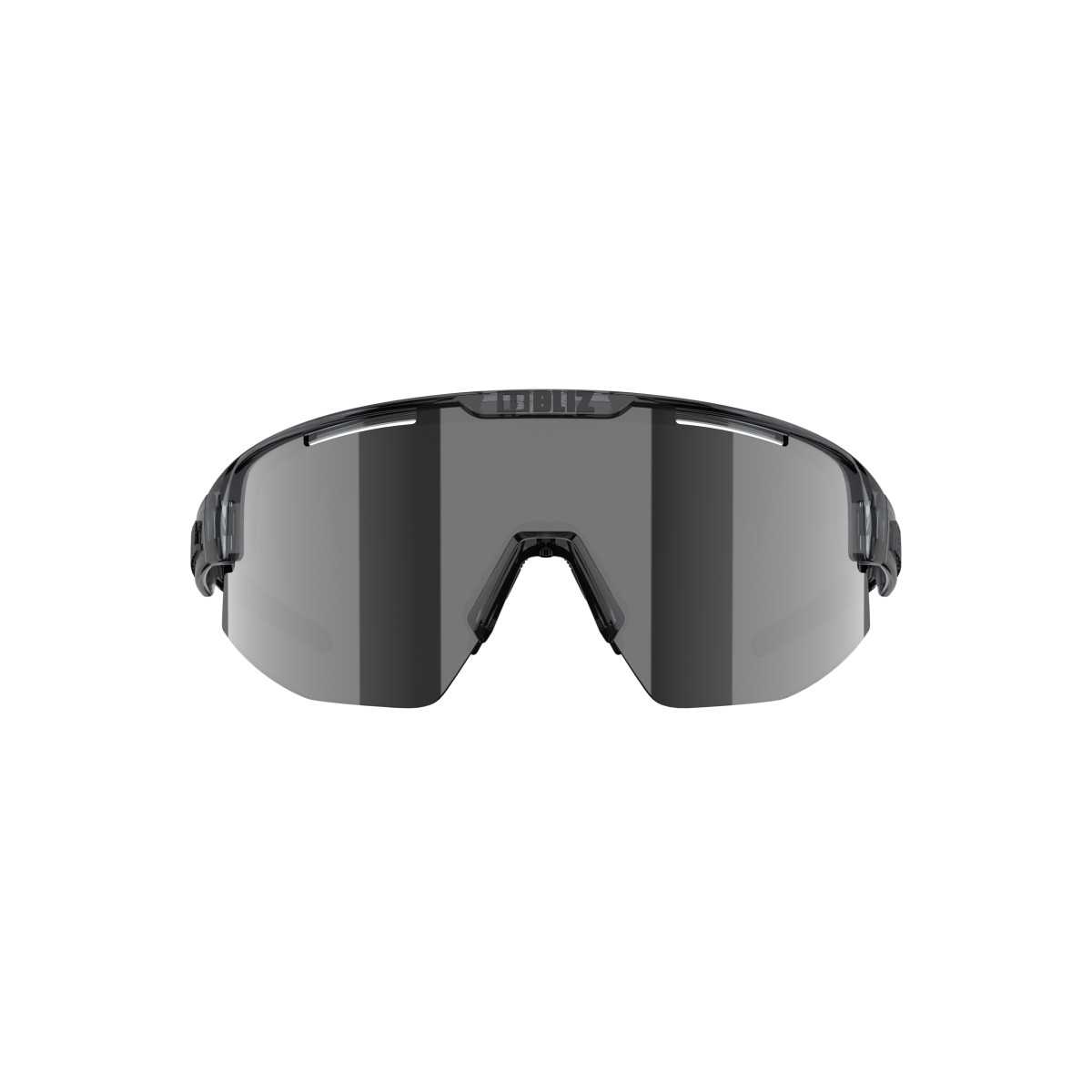 BLIZ Matrix Small saulesbrilles | Crystal Black - Smoke Silver