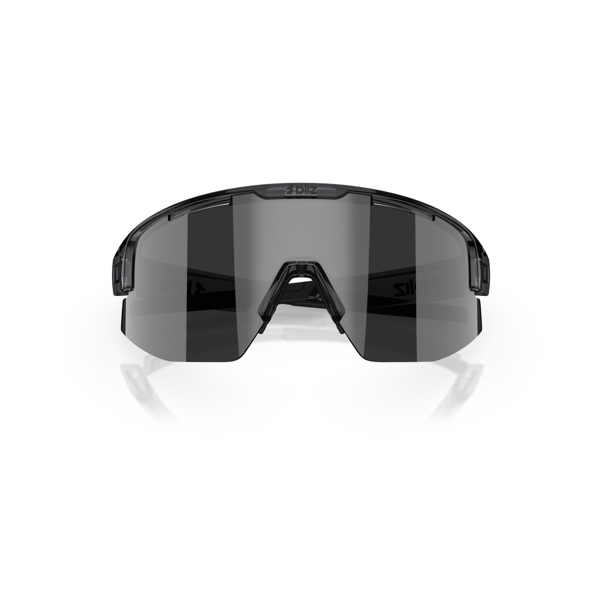 BLIZ Matrix saulesbrilles | Crystal Black - Smoke Silver