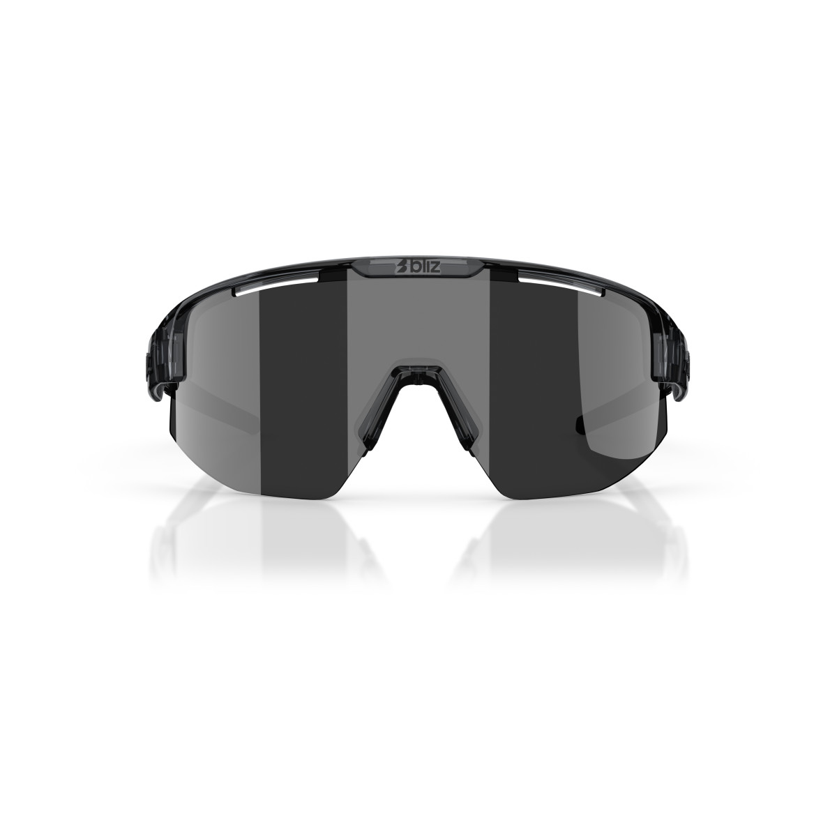 BLIZ Matrix saulesbrilles | Crystal Black - Smoke Silver