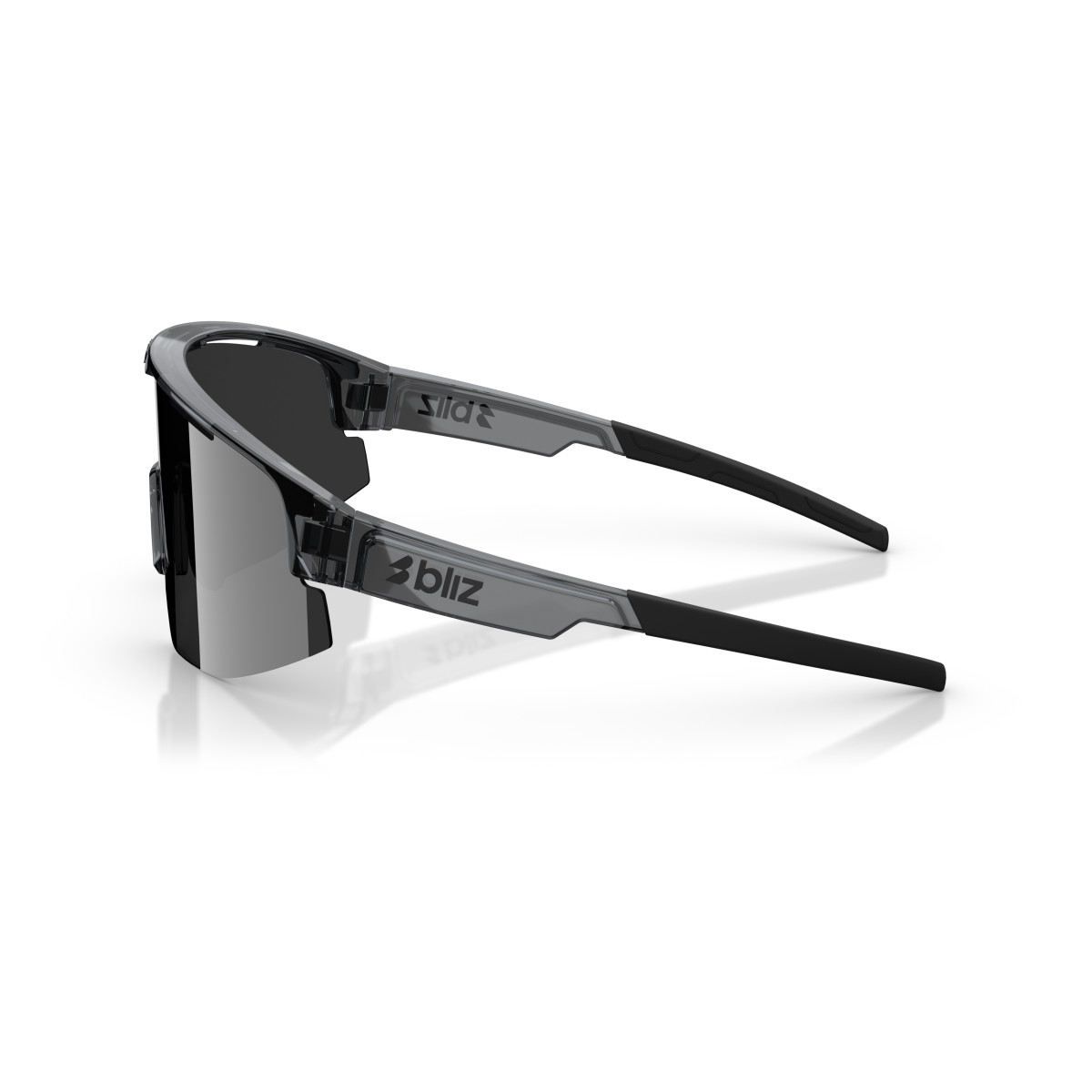 BLIZ Matrix saulesbrilles | Crystal Black - Smoke Silver