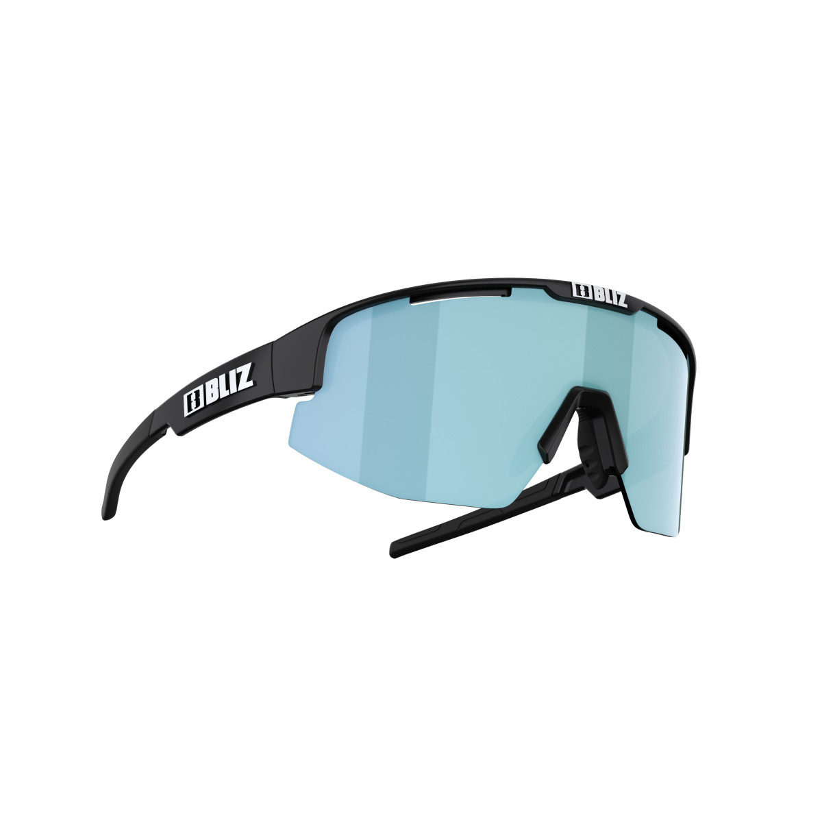 BLIZ Matrix Small saulesbrilles | Black - Smoke Ice Blue