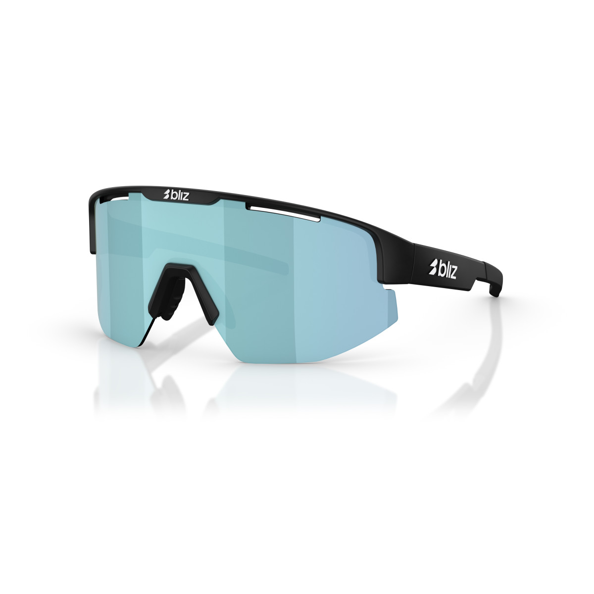 BLIZ Matrix Sunglasses | Black - Smoke Ice Blue