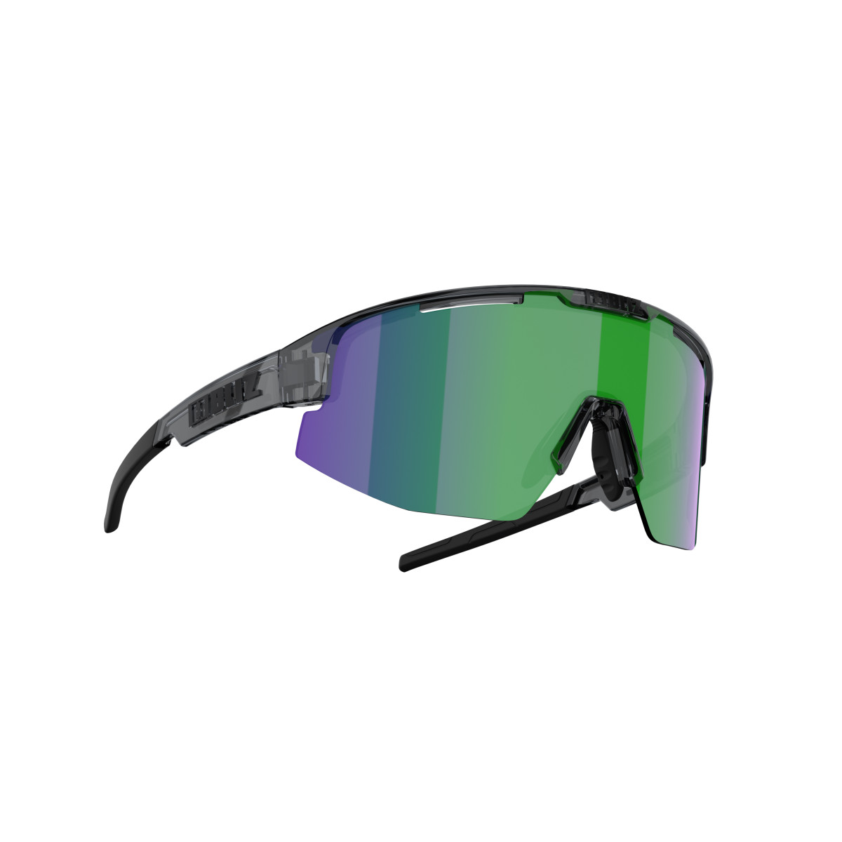 BLIZ Matrix saulesbrilles | Crystal Black - Brown Green
