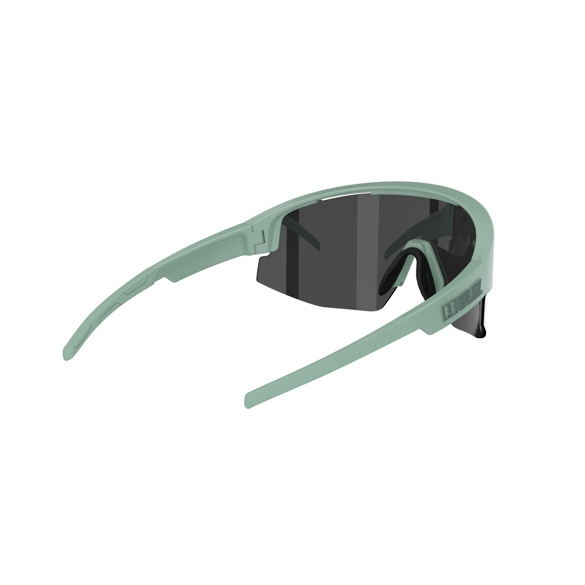 BLIZ Matrix Small saulesbrilles | Matte Green - Smoke Mirror Silver