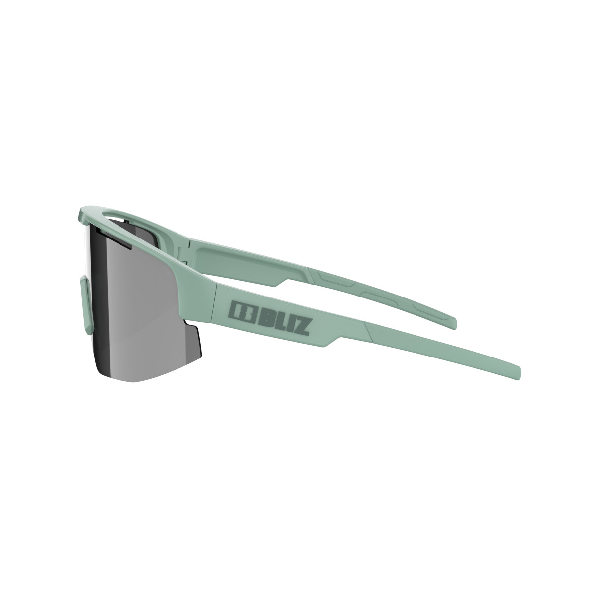BLIZ Matrix Small saulesbrilles | Matte Green - Smoke Mirror Silver