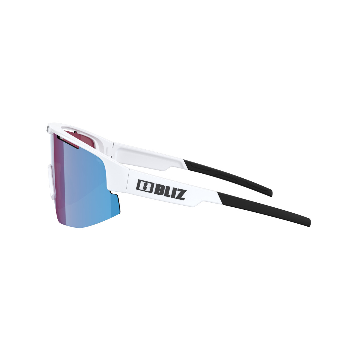 BLIZ Matrix Small saulesbrilles | Nano Optics - Nordic Light | Matte White - Rose Violet Blue