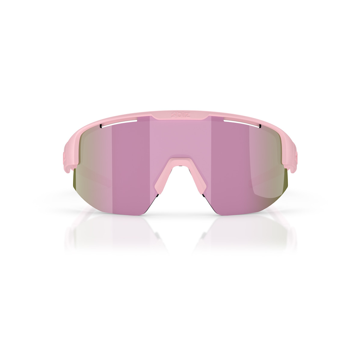 BLIZ Matrix saulesbrilles | Matt Powder Pink - Brown Rose Multicolour