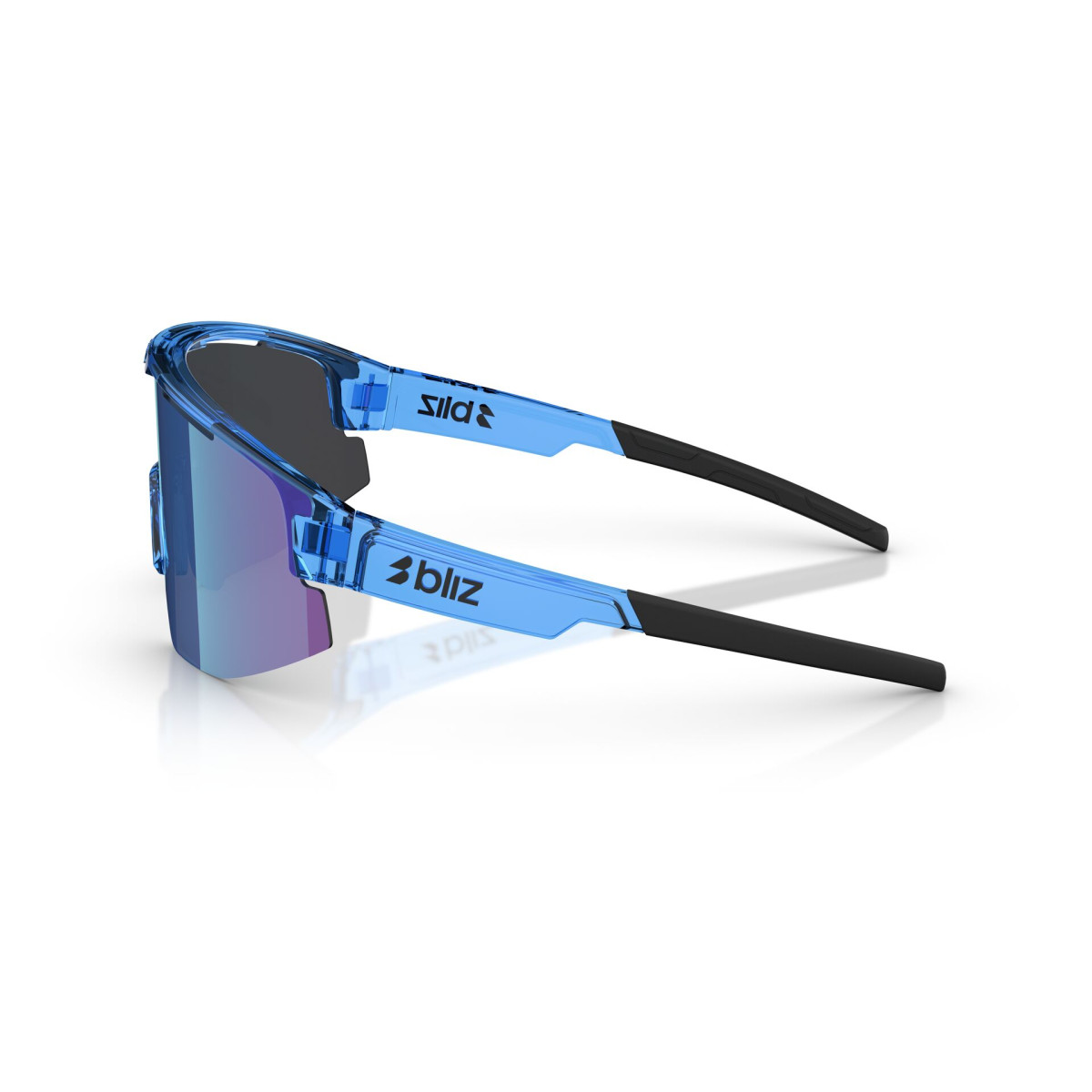 BLIZ Matrix saulesbrilles | Transparent Blue - Smoke Blue Multicolour