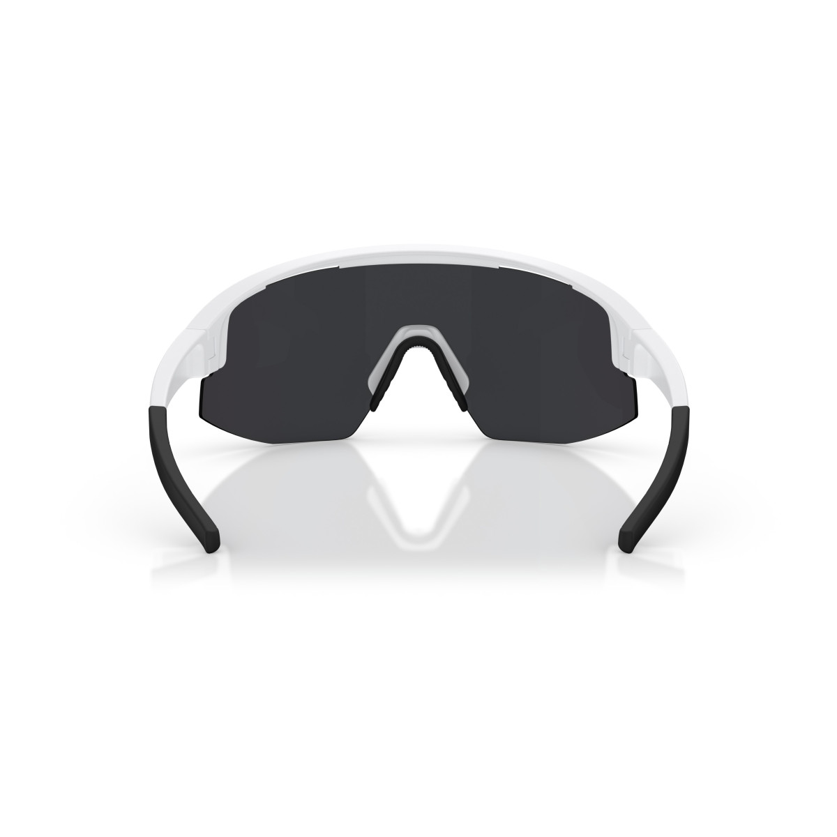 BLIZ Matrix Small Sunglasses | White - Smoke Blue