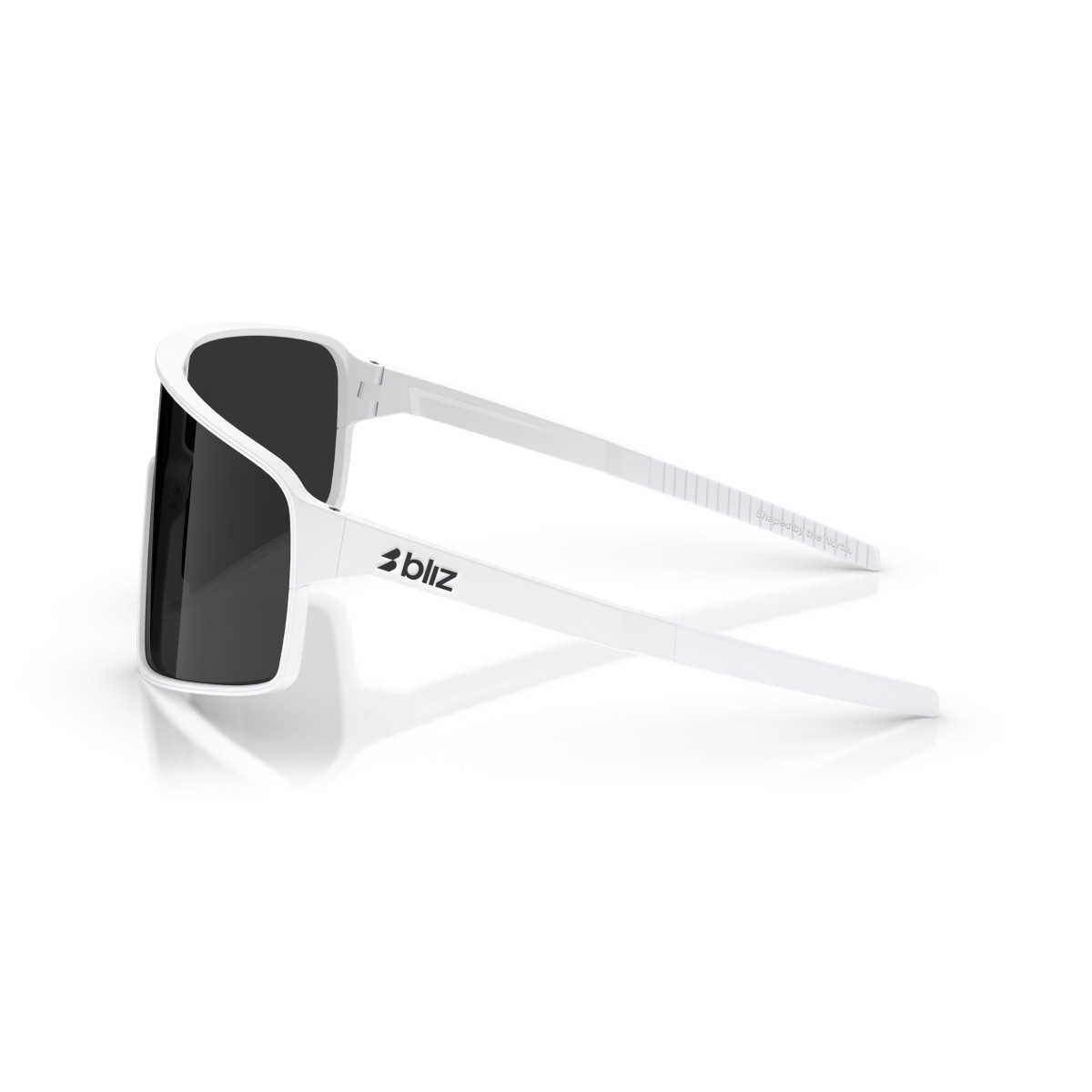 BLIZ P001 saulesbrilles | Matte White - Smoke