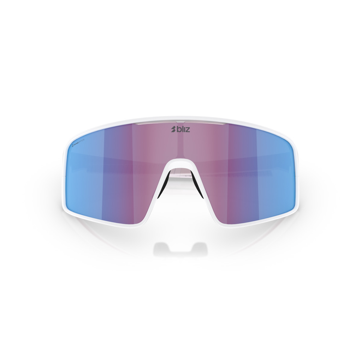 BLIZ P001 päikeseprillid | Nano Optics - Nordic Light | Matte White - Rose Violet Blue