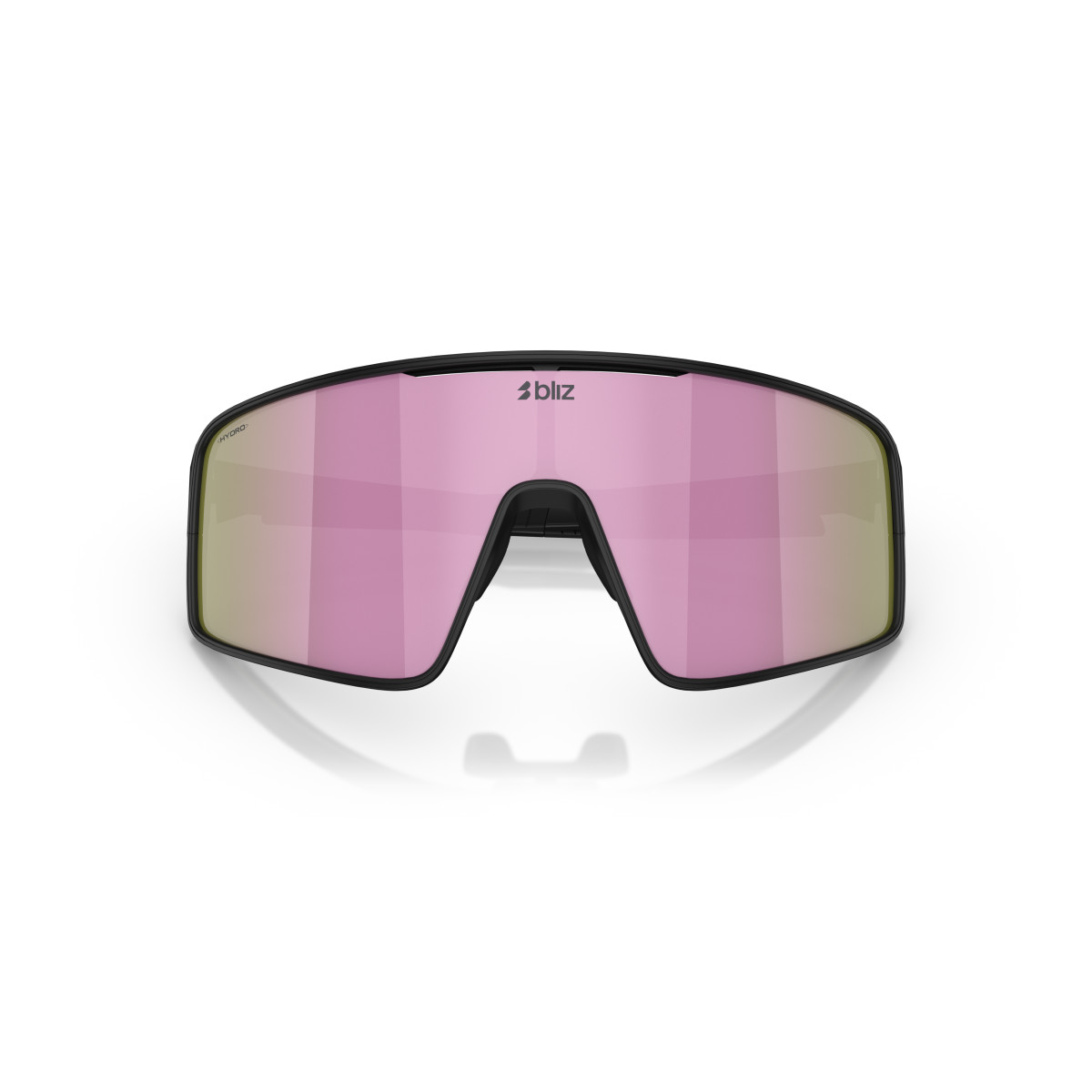 BLIZ P001 Small päikeseprillid | Matte Black - Brown Pink Multicolour