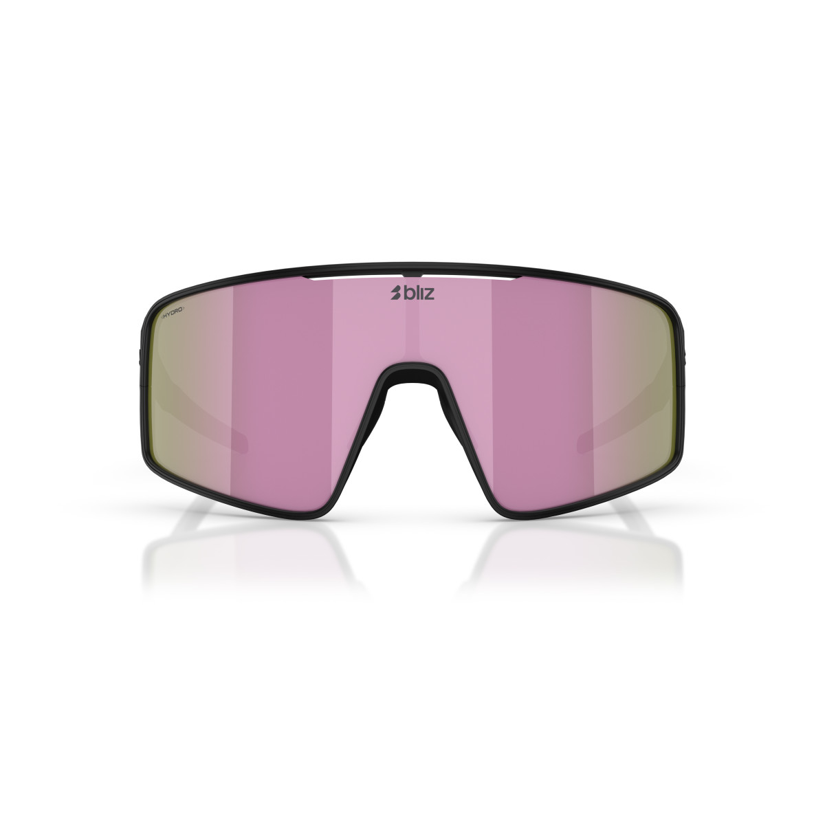 BLIZ P001 Small päikeseprillid | Matte Black - Brown Pink Multicolour