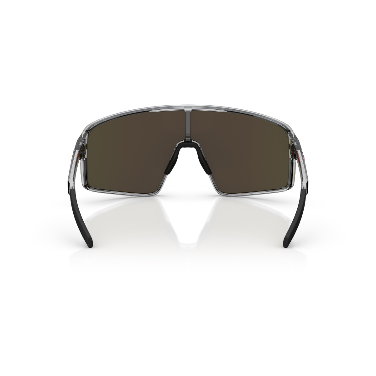 BLIZ P001 Sunglasses | Transparent Dark Grey - Red