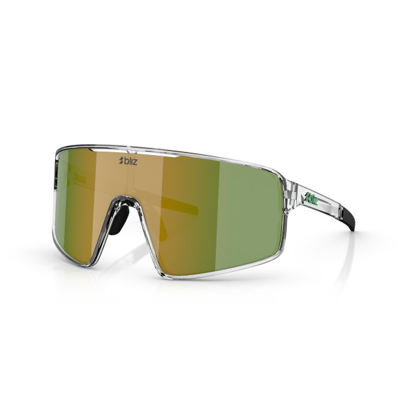 BLIZ P001 päikeseprillid | Transparent White - Green