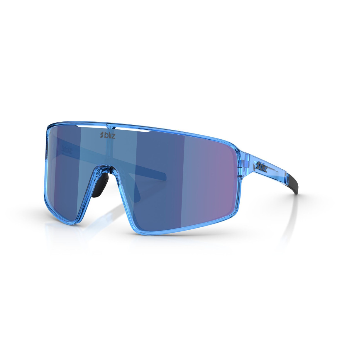 BLIZ P001 saulesbrilles | Transparent Blue - Smoke Blue Multicolour