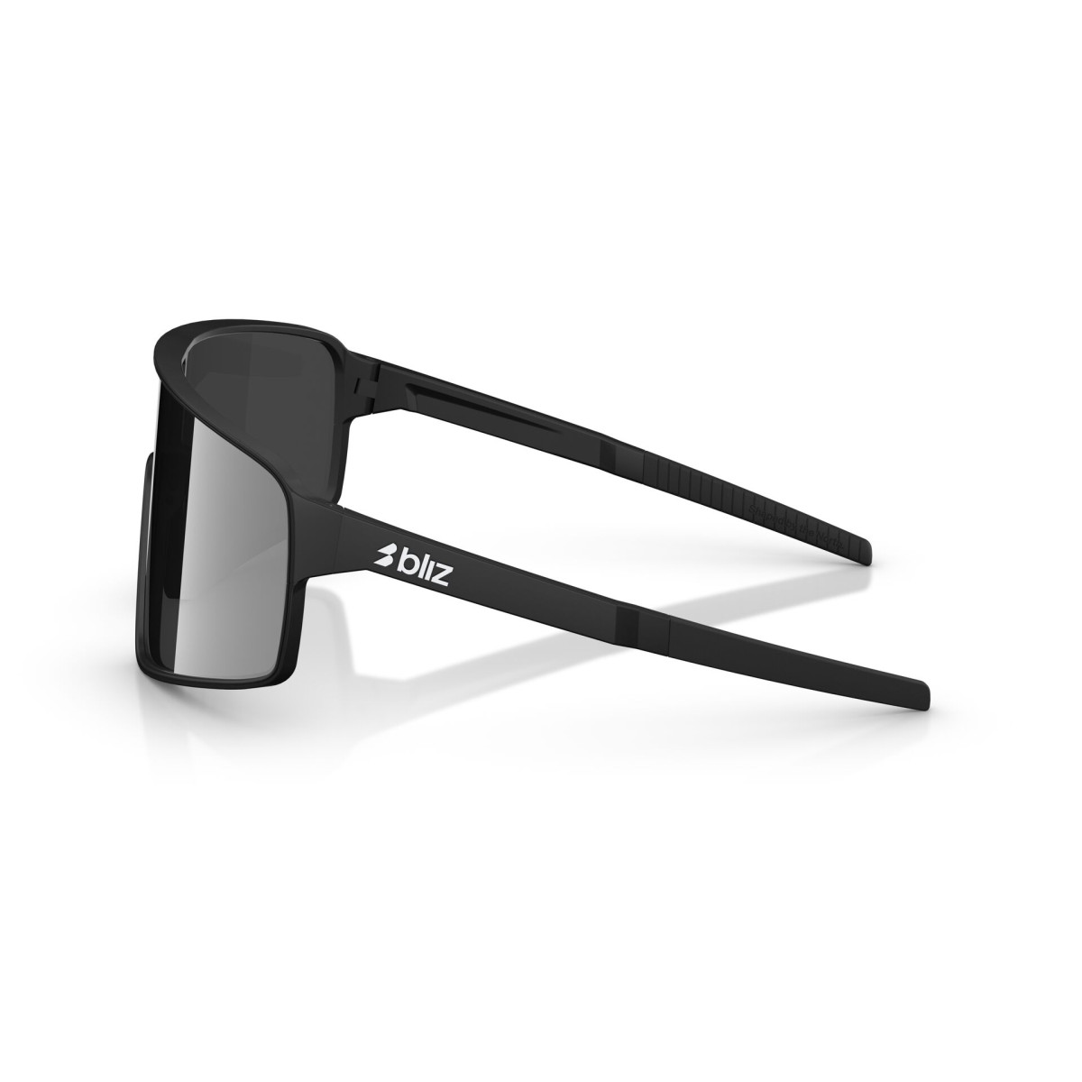 BLIZ P001 päikeseprillid | Matte Black - Smoke Silver Mirror