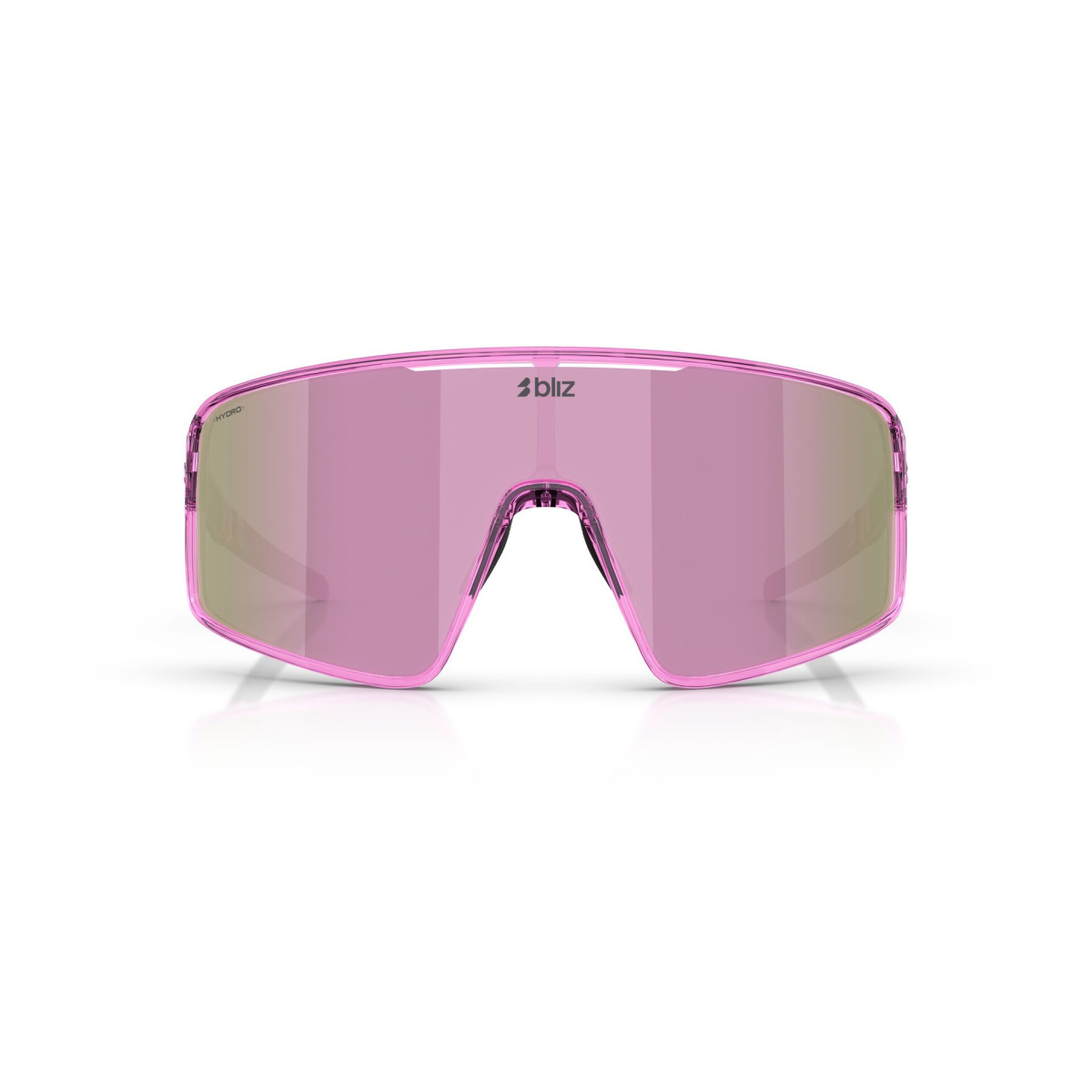 BLIZ P001 Small päikeseprillid | Transparent Pink - Brown Rose Multicolour