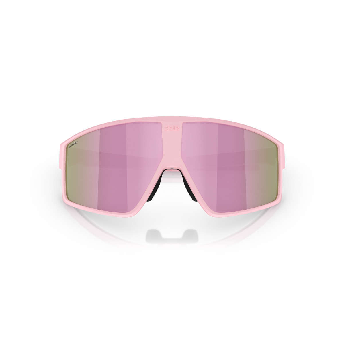 BLIZ P002 Small saulesbrilles | Matt Powder Pink - Brown Rose Multicolour