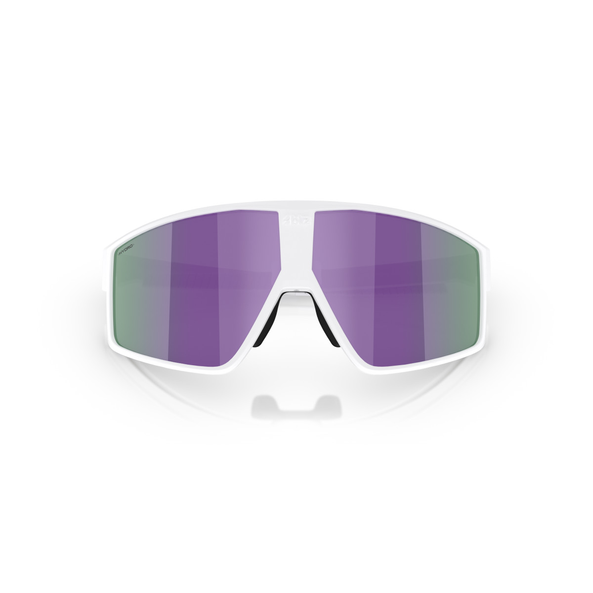 BLIZ P002 Small päikeseprillid | Matte White - Brown Purple Multicolour