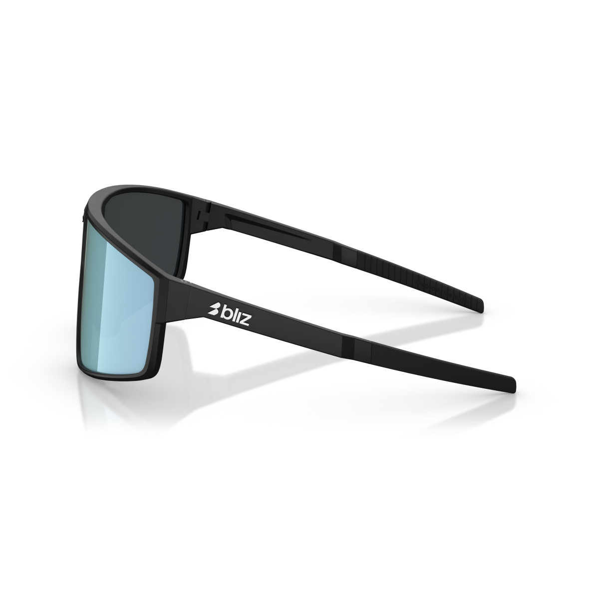 BLIZ P002 päikeseprillid | Matte Black - Smoke Ice Blue