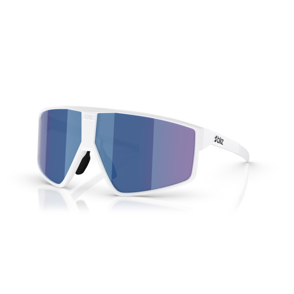 BLIZ P002 Small päikeseprillid | Matte White - Smoke Blue Multicolour