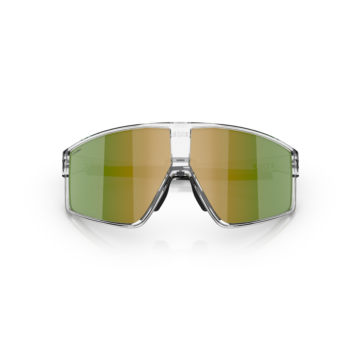 BLIZ P002 päikeseprillid | Transparent White - Green